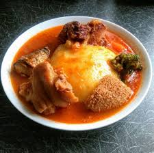 Fufu with Light Soup