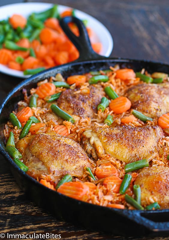 Jollof Rice with Chicken